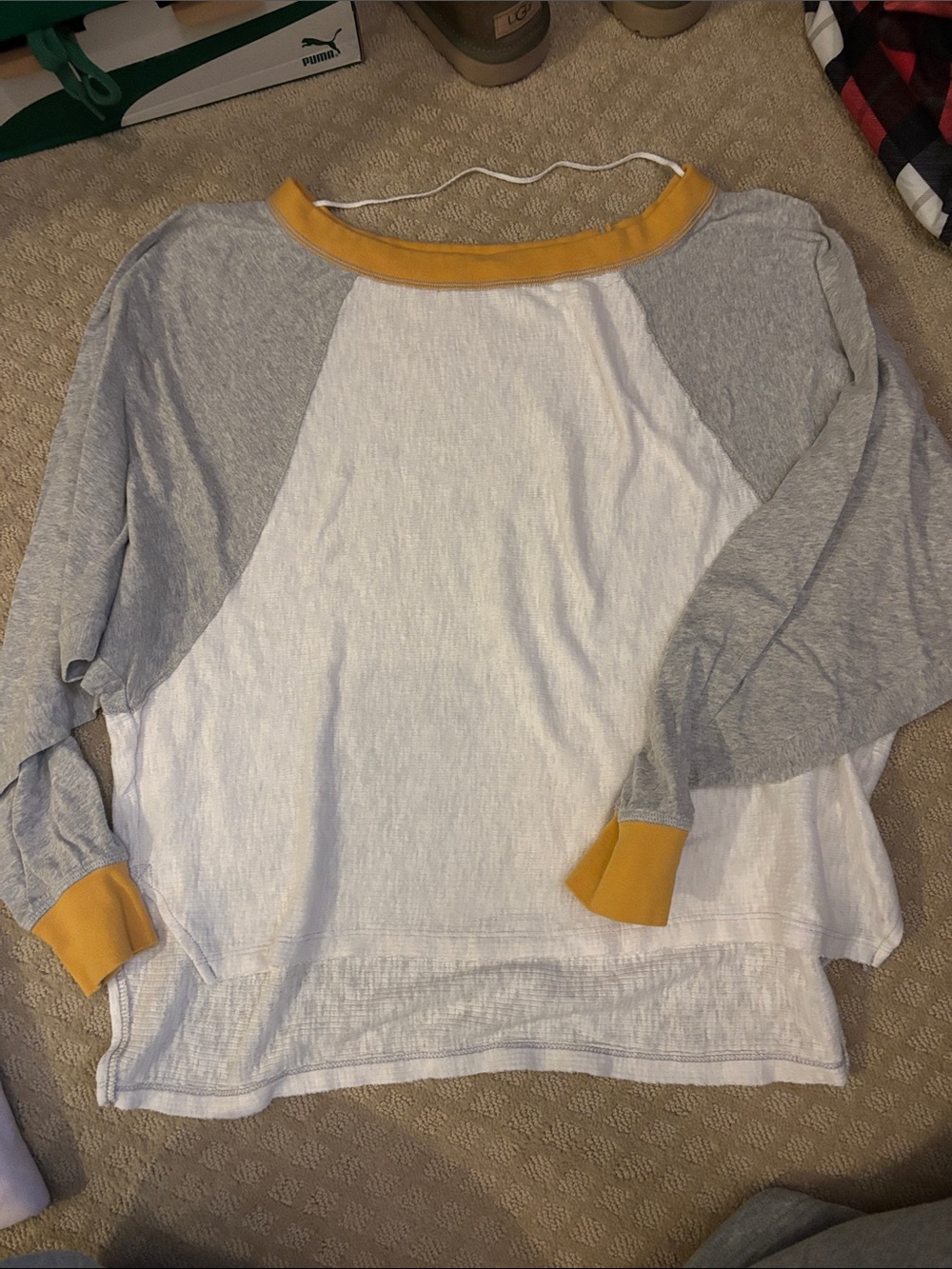 Free People We the Free Raglan Long-Sleeve oversized Top Small
